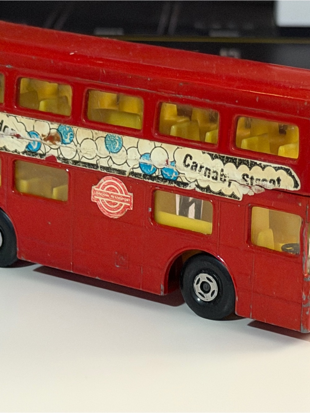 Double-Decker Red Toy Bus for Kids - Classic Play Vehicle